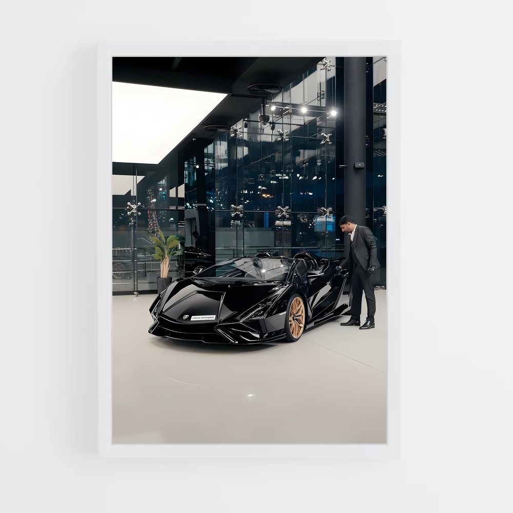 Poster Gentleman et Roadster – affiche Lamborghini (vue 3)